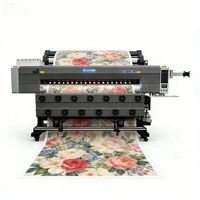 Impresora Plotter de Inyección de Tinta Eco Solvente Automática de Formato Ancho de 1.8M con Cabezal de Impresión I3200, Nueva, para Vinilo y Adhesivos, con 1 Año de Garantía