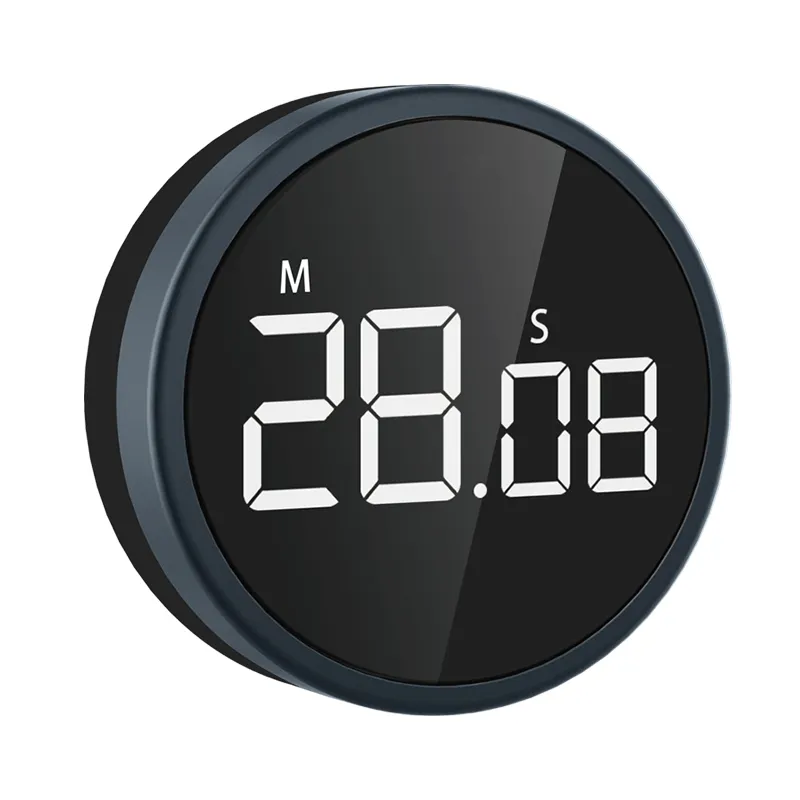 Dijital zamanlayıcı pişirme için manyetik geri sayım sayacı topuzu Quickset kronometre LED mutfak zamanlayıcı öğretmenler veya öğrenciler için