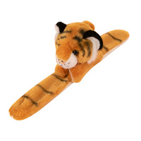 Jouets en peluche populaires sur le thème des animaux du zoo : Panda, Tigre Blanc, Tigre Jaune, Doudou 22 cm en coton PP, Bracelets, Marionnettes à main, Bras magnétique