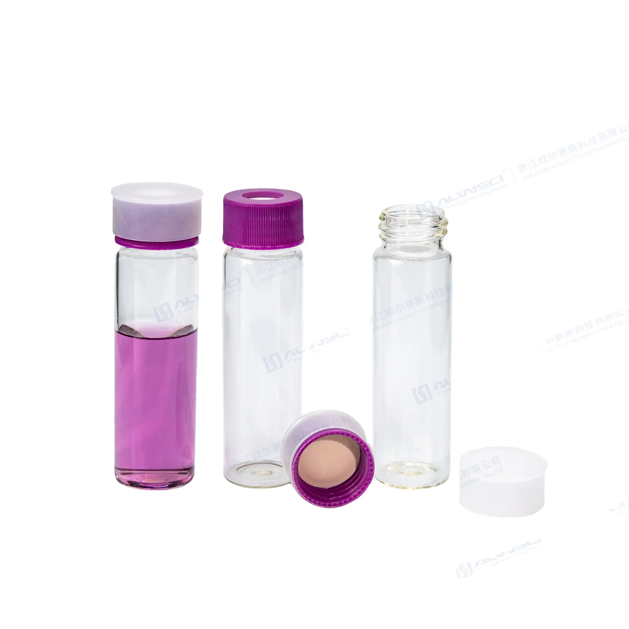 ALWSCI certified 40ml clear vial low level toc