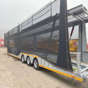 Meilleur prix 3 essieux en acier <span class=keywords><strong>voiture</strong></span> transporteur remorque <span class=keywords><strong>voiture</strong></span> <span class=keywords><strong>Transport</strong></span> semi-remorque pour <span class=keywords><strong>voiture</strong></span> transportant - Product Image 2