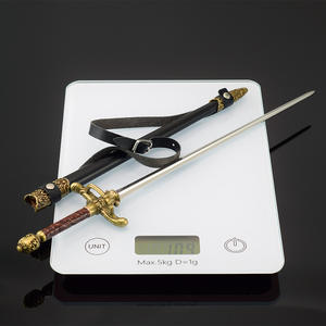 Lujo promocional Metal espada Katana juegos tronos aguja personalizada publicidad llaveros para fanáticos del juego - Product Image 5