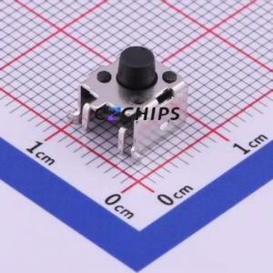 TS-1045-A5B3-D2 Tactile Switch SMD Switch Single Pole Single Throw Round Button 2.5N Horizontal Mount - Product Image 1
