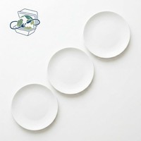 Assiette ronde jetable en bagasse de canne à sucre de 10 pouces XS-YP010 pour personnalisation et emballage, idéale pour fêtes et anniversaires