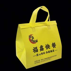 Sacs isothermes jetables en aluminium non tissé portables pour la livraison de nourriture, de boissons et de restauration rapide - Product Image 4