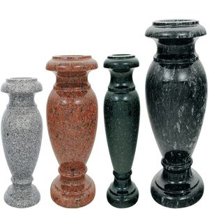 Pierre sculptée lanterne et vase pour cimetière utilisation - Product Image 2