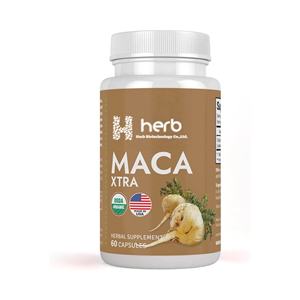 Complément certifié biologique et végétalien, mélange de poudre de maca jaune, rouge et noire gélatinisée, en capsules, marque privée ODM/OEM - Product Image 1