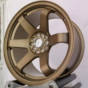 Cerchi in lega antigraffio <span class=keywords><strong>14</strong></span> 15 16 17 pollici 8x10 0/114.3mm PCD per Ford Focus Design personalizzato finitura nero opaco - Product Image 4