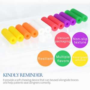 Nuovo sapore di frutta acido morbido mastica ortodonzia invisibile bretelle allineatore dentale checlamp - Product Image 6