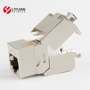 <span class=keywords><strong>Module</strong></span> de prise <span class=keywords><strong>RJ45</strong></span> sans outil LIYUAN en alliage de zinc Cat6A LY-KJ6A-16-LED pour réseau STP - Product Image 3