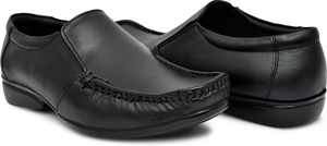 Zapatos Mocasines Negros de Cuero Genuino, Flexibles y Suaves para Hombre, Cómodos, Casuales, Formales, para Oficina - Product Image 4