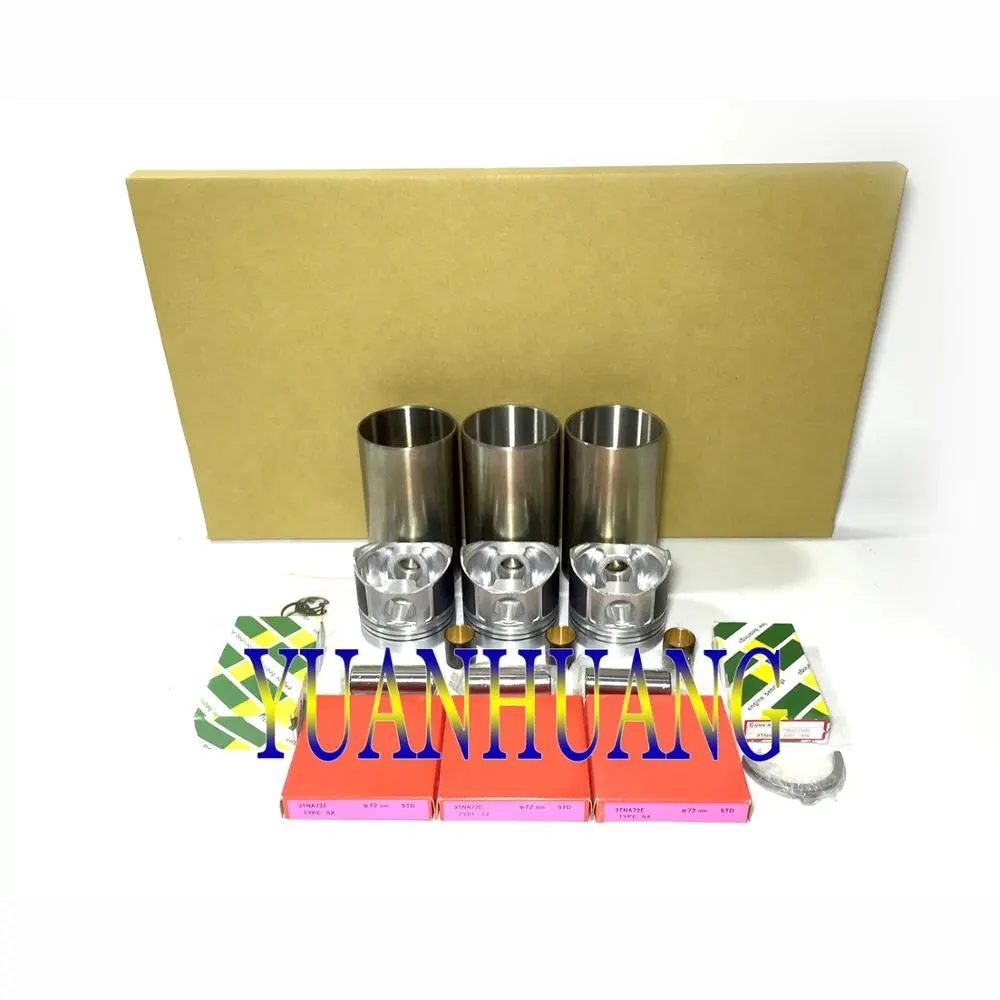 3TNA72 engine rebuild kit FOR yanmar diesel engine piston& rings liners bearings washer gakset kit