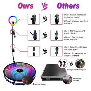 Quay 360 gian hàng ảnh, sinh nhật, đám cưới, phát sóng trực tiếp, ca hát kinh doanh và tiệc khiêu vũ, thiết bị cần thiết - Product Image 6