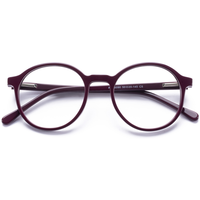 Monture de lunettes optiques rondes rétro Elan Optical RD26090 en acétate, unisexe, à monture complète, écologique, sans peinture – Grande Vente