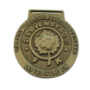 無料サンプルカスタム耐久性のある亜鉛合金彫刻ロゴ空手ランスピニングスポーツダイカッティング印刷アンティーク真鍮シルバー銅 - Product Image 2