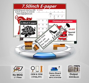 Panel de visualización de tinta electrónica de 4 pulgadas personalizado, solución de pantalla de ahorro de energía ecológica ultrafina, pantalla táctil a color, pantalla de papel electrónico - Product Image 6