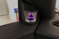 ICarsin para Mercedes Benz CLS W218 2012-2017, Actualización de Luz Ambiental, Tira de Iluminación LED Interior para Auto, Accesorios para Tweeter con Diseño de Reloj de Arena