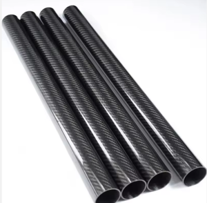Tubo de Fibra de Carbono Ligero Antideformación de 10/12/14/16 mm, Tubo de Fibra de Carbono, Repuestos y Accesorios para Drones RC - Product Image 1