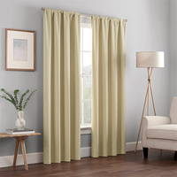 Luxe Style européen 100% Polyester hôtel rideau occultant maison fenêtre pare-soleil décoratif personnalisé solide rideaux cantonnières