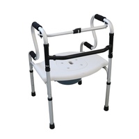 Vente en gros de aides à la marche médicales pliantes en alliage d'aluminium léger de haute qualité pour adultes, personnes âgées, personnes handicapées, réadaptation