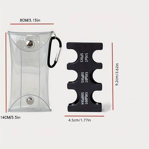 Japanese PVC Coin Holder Coin Purse Portable <b>Small</b> <b>Wallet</b> Anti-Loss Clip Coin Organizer Travel Transparent Card Holder - Product Image 3