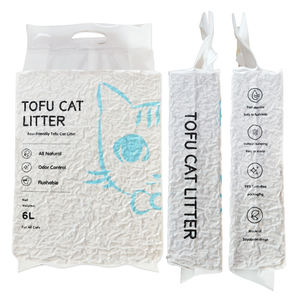 Litière Tofu personnalisable, pour chat, gâteau, déorisation, anti-poussière, tout écologique, Original, vente en gros, - Product Image 1