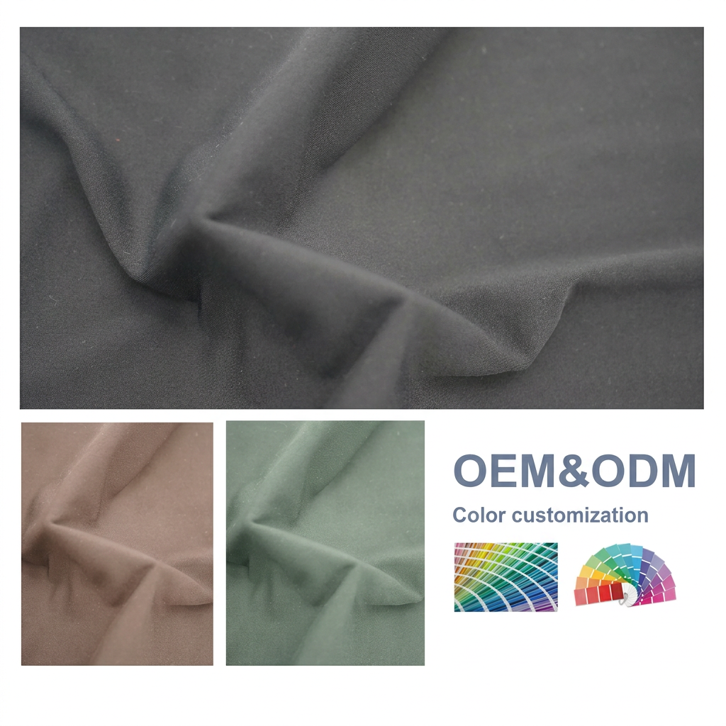 Premium Wrinkle Resistant 150GSM 100% Polyester High Elasticity Mechanical Stretch Fabric for Athleisure Sportswear