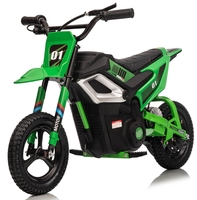 Moto Elettrica per Bambini Certificata CE/EN71, Rosa e Rossa, 24V, per Fuoristrada e Corse, per Bambini dai 3 agli 8 Anni