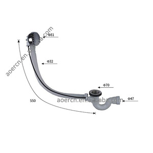 <span class=keywords><strong>Siphon</strong></span> <span class=keywords><strong>de</strong></span> vidange <span class=keywords><strong>de</strong></span> <span class=keywords><strong>baignoire</strong></span> sur mesure en gros pour salle <span class=keywords><strong>de</strong></span> bain - Product Image 6
