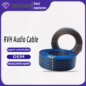 Rhino đầu đồng mạ nhôm 3mm Màu Xanh Gói Cáp âm thanh cao fax nhiệt độ cao giai đoạn loa bass cáp chuyên dụng - Product Image 2