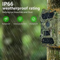 Nouvelle caméra de piste 4G avec vision nocturne étanche IP66 8K Vidéo 60MP Images pour la chasse à la faune Capteur CMOS Transmission LTE