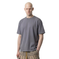 T-shirt sportif en coton pour homme |   Tissu technique cinq-en-un Wenhuo, couleur menthe unie, coupe ample, nouvelle collection été 2026, couleur nationale