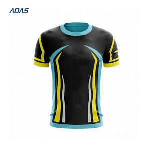 Custom Design Reversible <strong>Gaming</strong> <strong>Tshirt</strong> Factory OEM Manufacture Quick Dry Breathable E-Sports Jersey Unisex Polyester Fabric - Product Image 3
