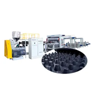 Plastic Sheet Making Machine Good Water Drainage Dimpled Plastic Drain Sheet Making Machine