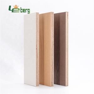 صنع في الصين خشب رقائقي ملون بالوجه مقاوم للماء 18 ورقة ميلامين لوح <span class=keywords><strong>Mdf</strong></span> - Product Image 3