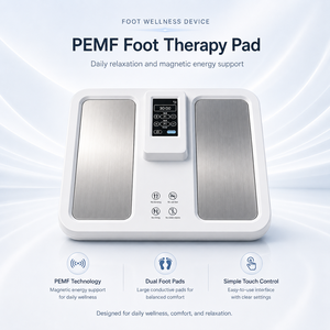 Vente en gros - Meilleure vente : Masseur de pieds enfichable P100 en acier inoxydable et plastique ABS, avec fonction chauffante et massage, respectueux de l'environnement, blanc, CE/RoHS - Product Image 1