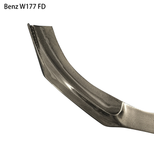 Pour A-Class W176 W177, lèvre avant en fibre de carbone style FD, 2018-2025 - Product Image 6