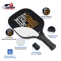 Jeu de raquettes de pickleball en fibre de verre personnalisées Pro Pickle Ball, 4 balles