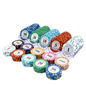 Ucuz gazino Poker çipleri özel seramik kil Poker cips fabrika kaynağı