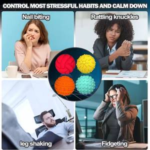 Mainan bola magnetik silikon dewasa untuk penghilang stres dan bola pijat Fidget sensor - Product Image 6