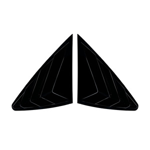 Mercedes-Benz GLC Coupe C254 2024+ AMG Triangular <b>Window</b> Louver <b>Decals</b> Piano Black Carbon Fiber Texture ABS Adhesive Exterior - Product Image 5