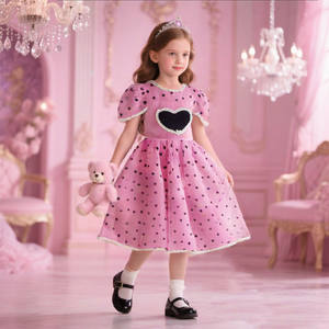 Vestido de lentejuelas Rosa personalizado para el Día de los niños, vestido de malla de <span class=keywords><strong>Minnie</strong></span> para niña, falda de tul de princesa encantadora - Product Image 1