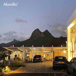 <span class=keywords><strong>Tettoia</strong></span> <span class=keywords><strong>per</strong></span> Garage AlunoTec in Policarbonato, <span class=keywords><strong>Copertura</strong></span> in Alluminio <span class=keywords><strong>per</strong></span> Due Auto, Carport - Product Image 2