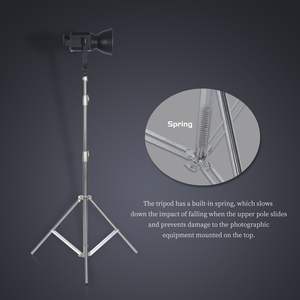 Trípode Flexible Db de 2800 mm de Aleación de Aluminio con Anillo de Luz para Teléfono Móvil, Grabación de Video, Fotografía, Uso en Estudio - Product Image 5