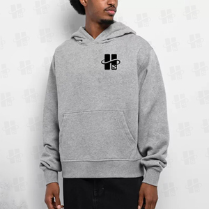Fabricant de sweats à capuche de haute qualité, vente en gros, logo personnalisé, sweat à capuche en molleton de coton doux et épais, chaud, noir, pour hommes, en faible MOQ - Product Image 2