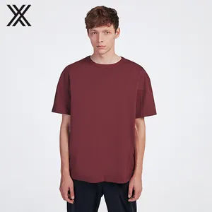 Venta al por mayor de la ropa de los hombres casual t camisas para hombres casual de algodón para los hombres suelto Camiseta de manga corta con estampado multicolor