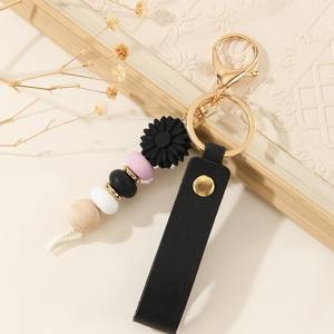 Colgante de mosquetón personalizado para llavero, collar de cuentas de aleación, colgante para bolso, pulsera, llavero para bolso - Product Image 3