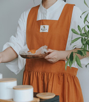 Tablier de nettoyage de cuisine imperméable avec poche en matériau respirant à largeur réglable avec logo personnalisé