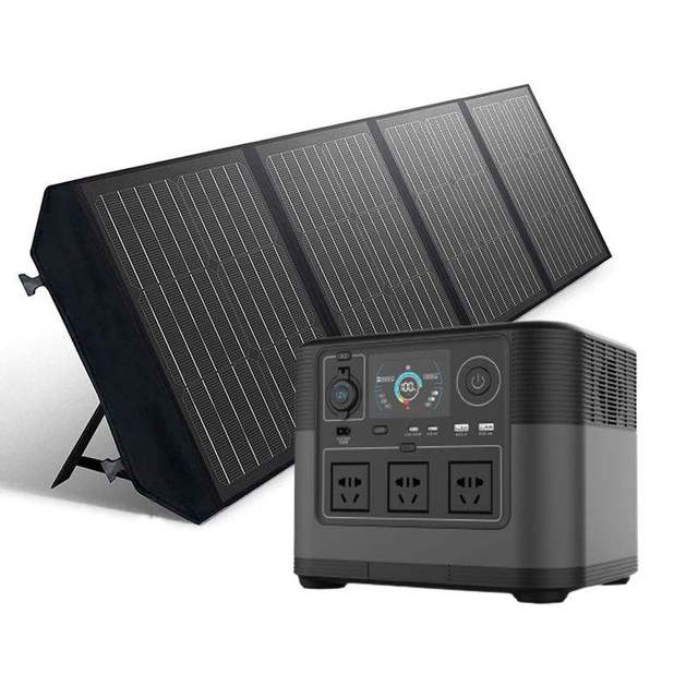 Hot Sale Portable Power Station 1200W Outdoor Backup Battery Portable Power Generator With Solar Panels