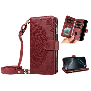 Funda de Cuero Tipo Cartera con Cierre para Samsung <span class=keywords><strong>Galaxy</strong></span> M56 5G/A56 5G/A57/A26/A16/A17, Funda Cruzada para Llevar al Hombro - Product Image 6